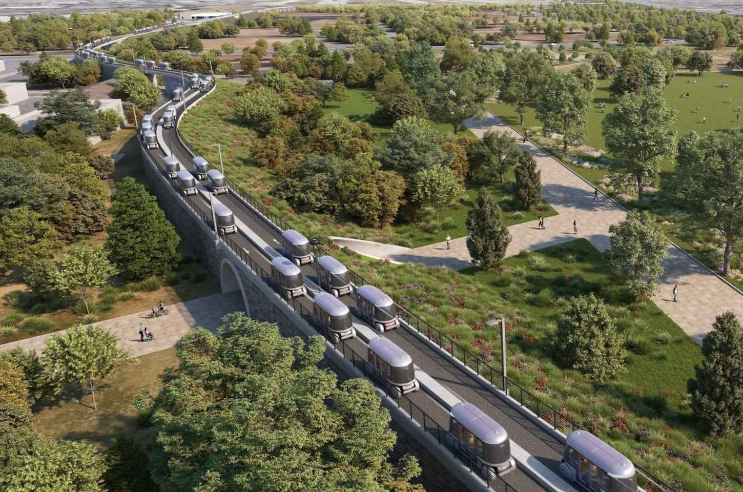 Glydways levanta US$ 170 mi e mira US$ 1 bi com pods autônomos urbanos